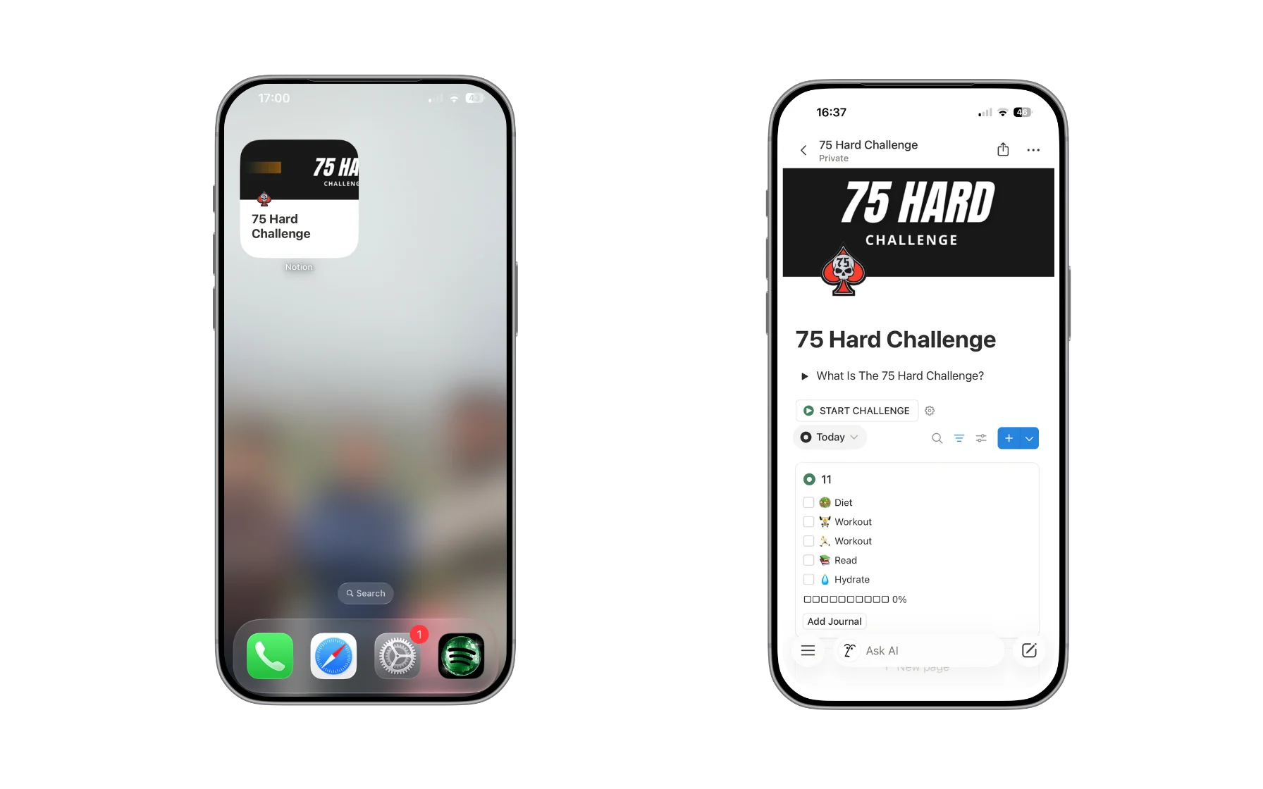 75 Hard Free on Mobile