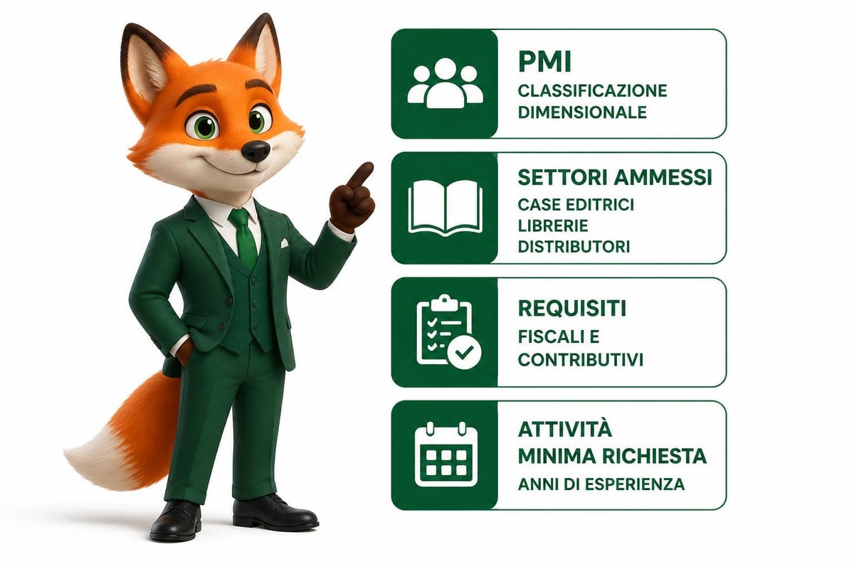 Requisiti ammissibilità imprese editoriali