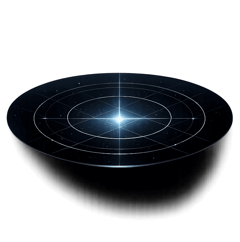 Abstract blue compass