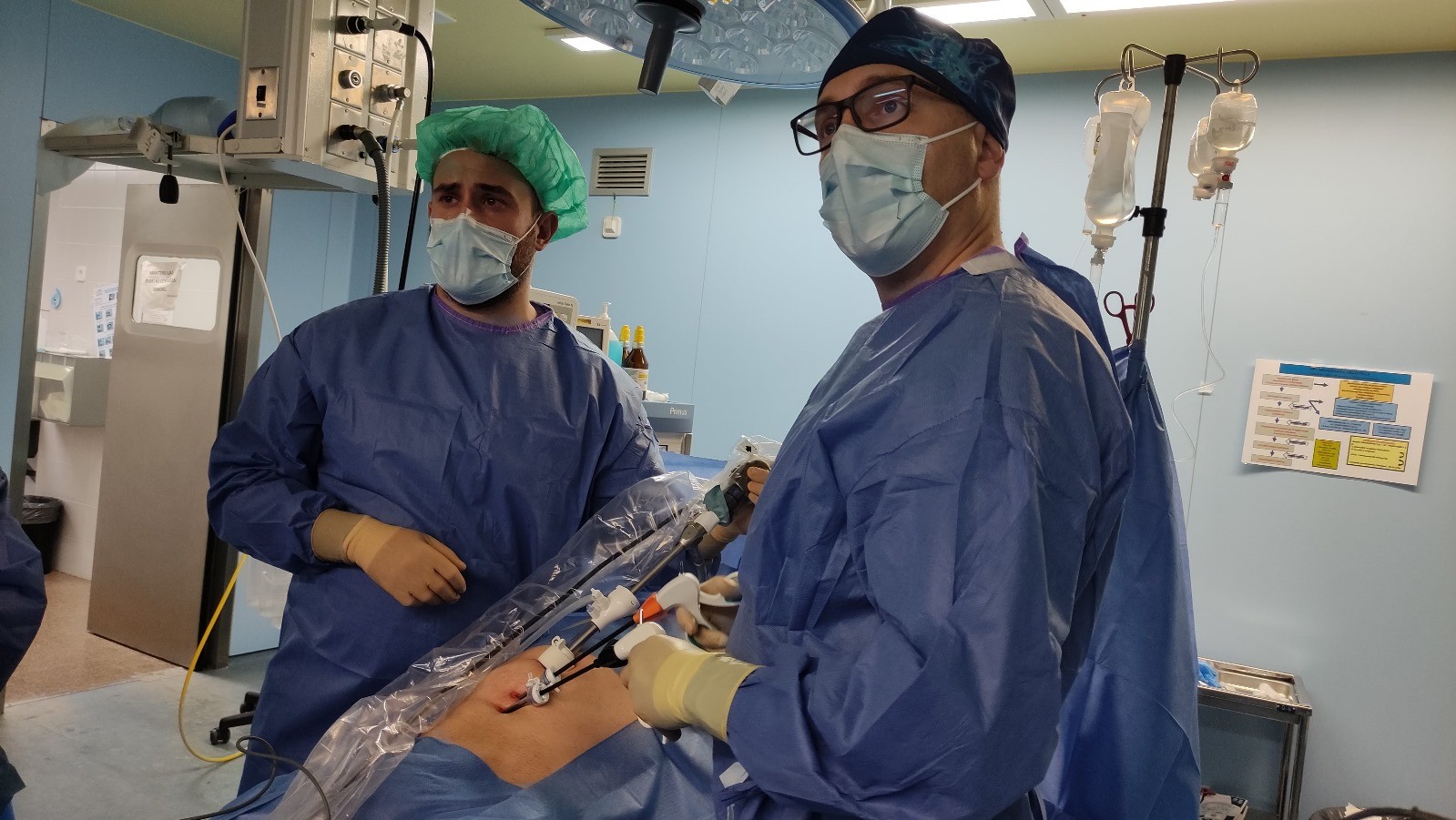 Dr. David Iborra on a surgery