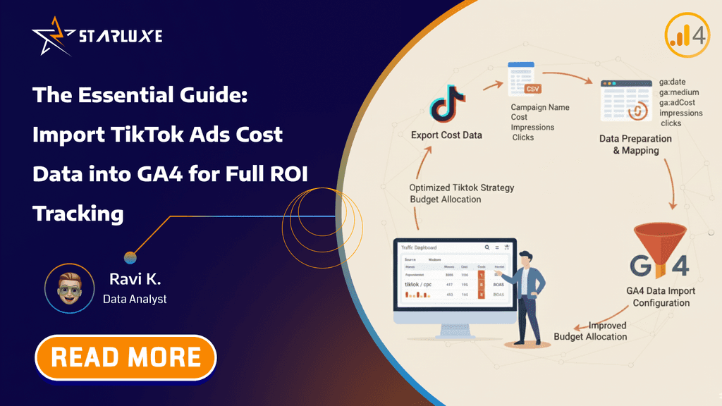 How to Import TikTok Ads Cost Data into GA4