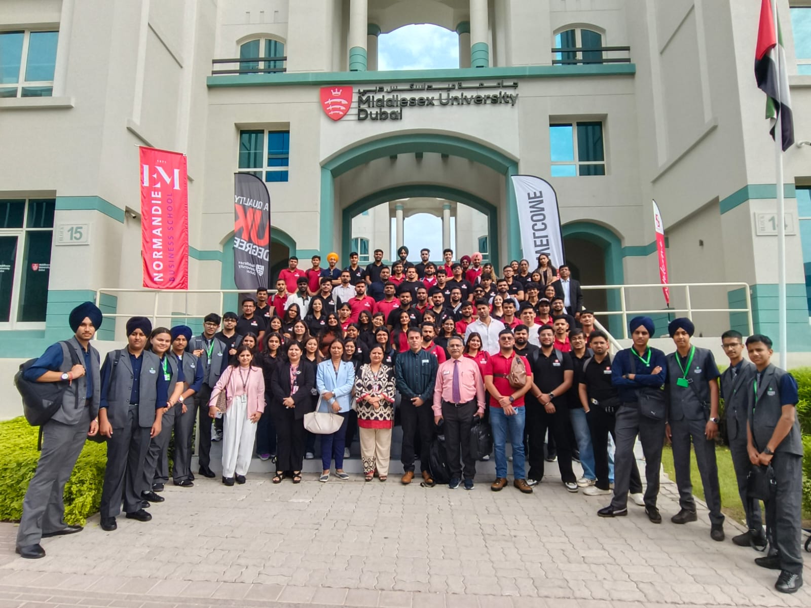 Chitkara University Students in Middlesex Univeristy Dubai