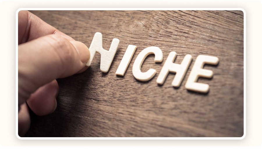 The word “NICHE”