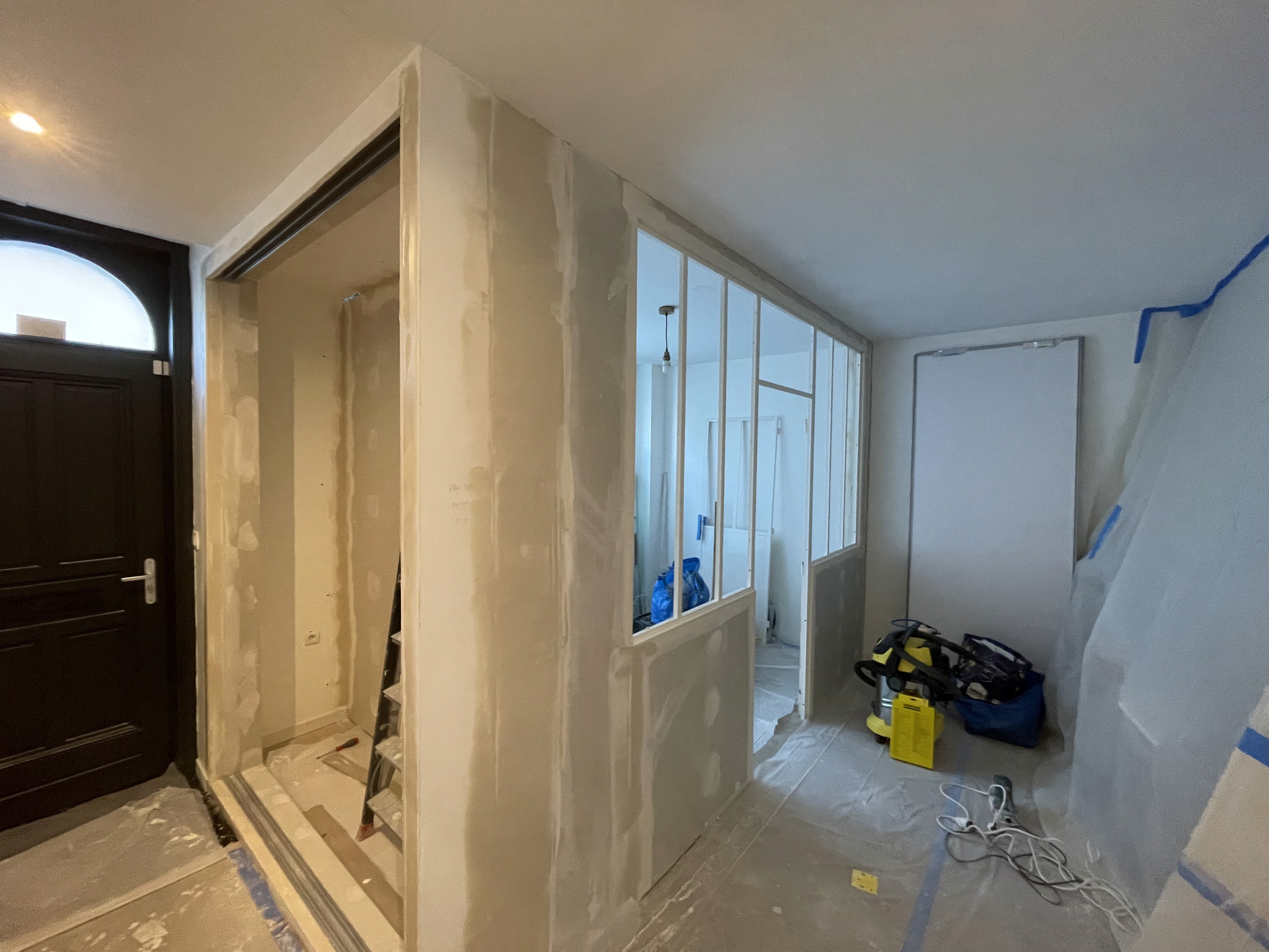 Chantier isolation et cloison