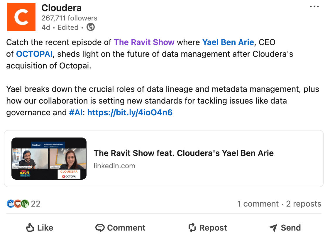 Marketing Spotlight: Cloudera Marketing Strategy Social Media Strategy