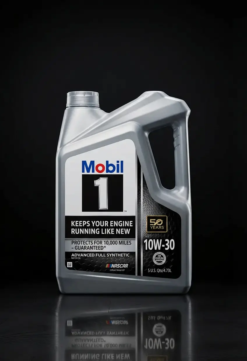 Image of Mobil bottle