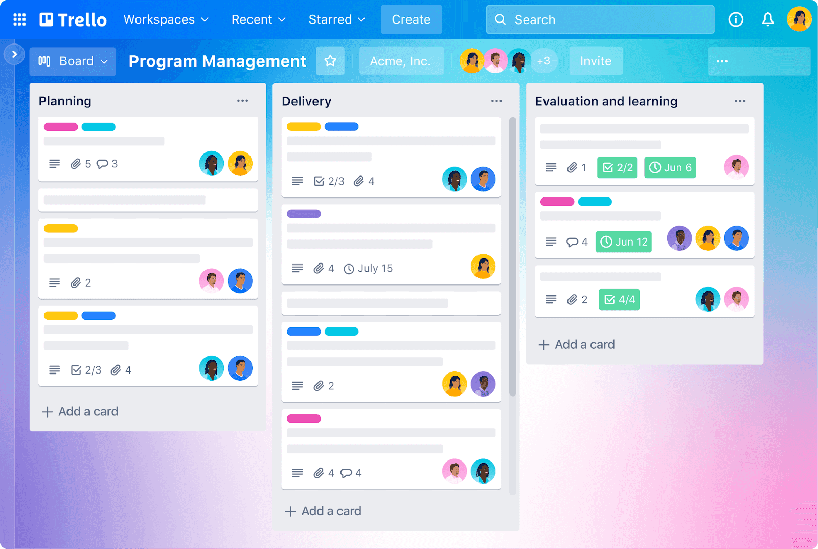 Trello help you work in a team