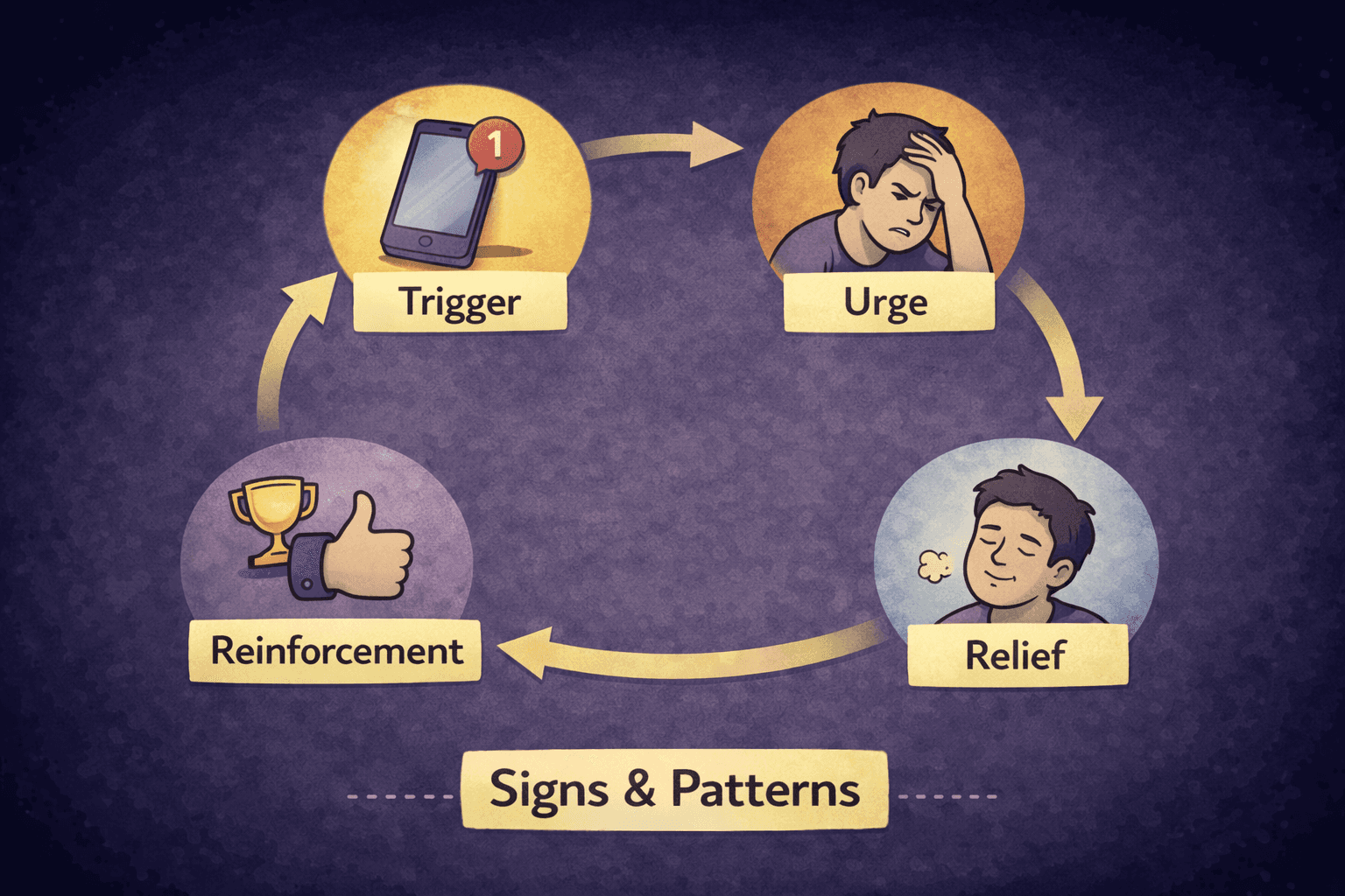 Signs and patterns of chronic masturbation