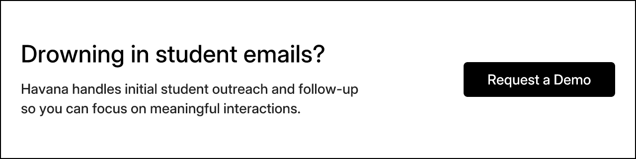 Drowning in student emails?