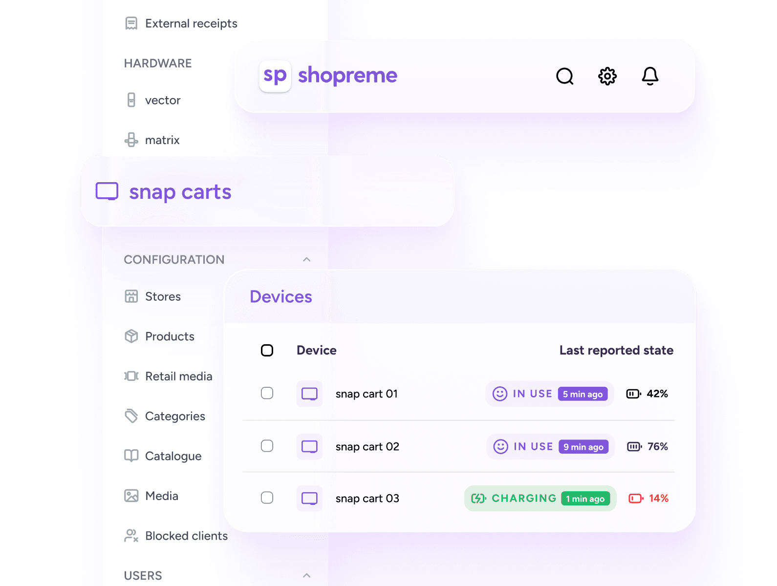 Picture of a person taking a bag off a shopreme matrix