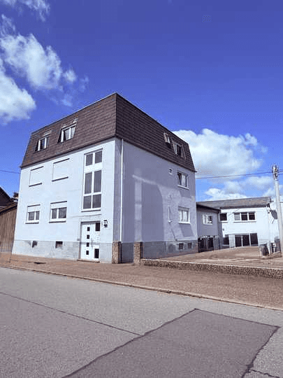 modern house with big windows