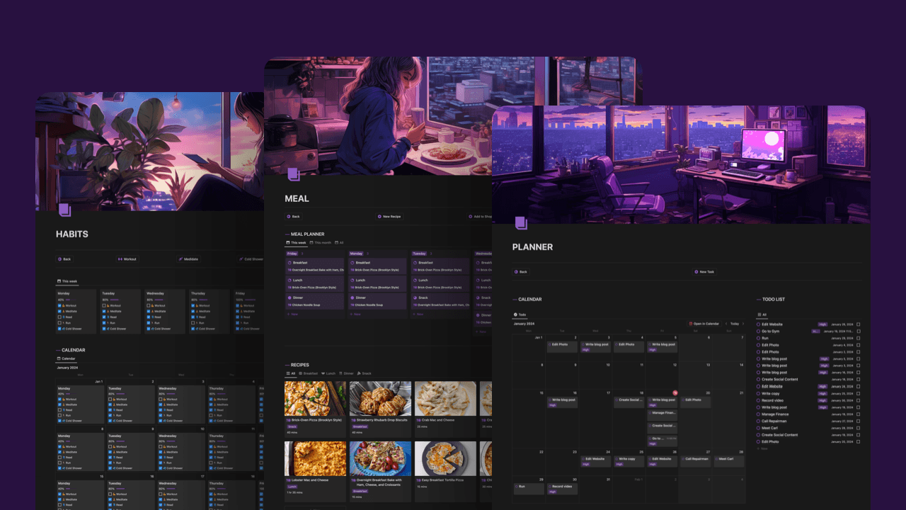 10 Best Notion Meal Planner Templates