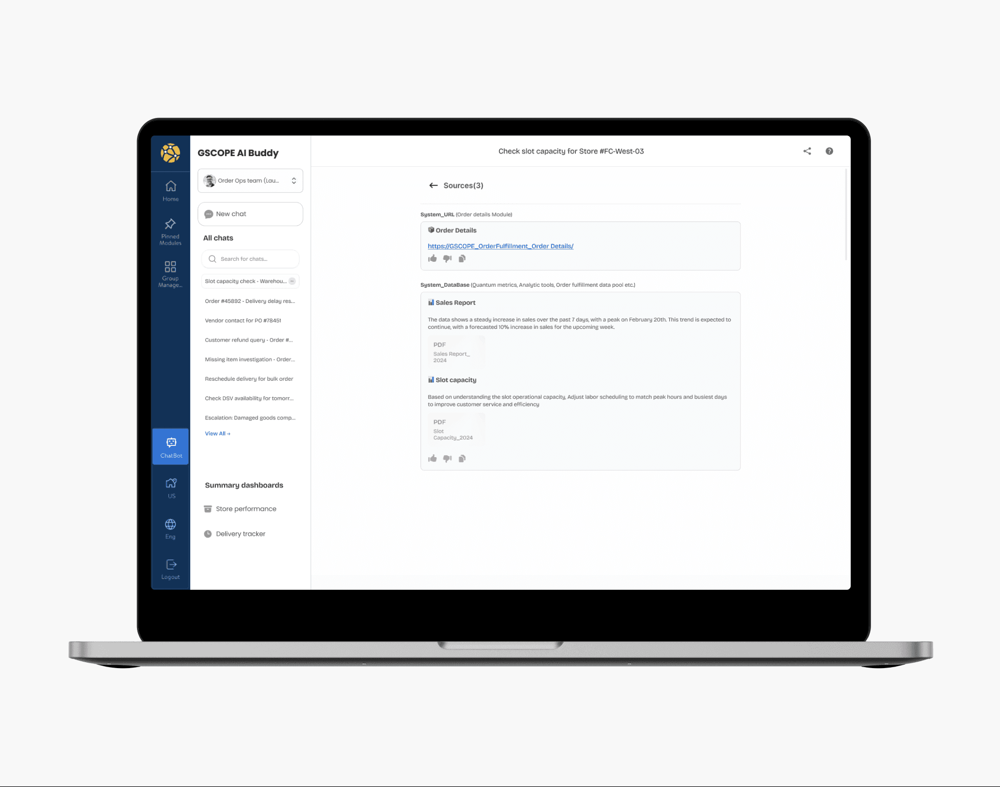 Laptop mockup displayed on a minimal, clean background.
