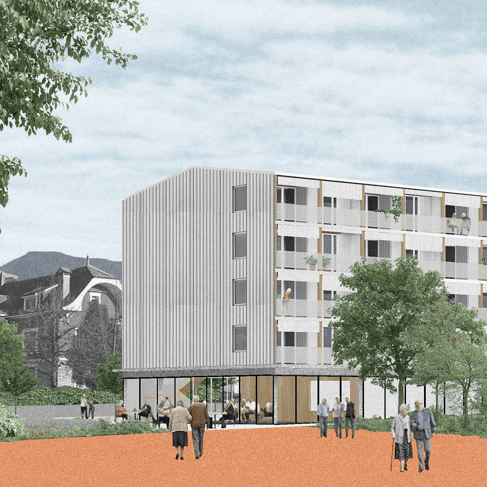 Tour de Peilz - perspective - agences architecture