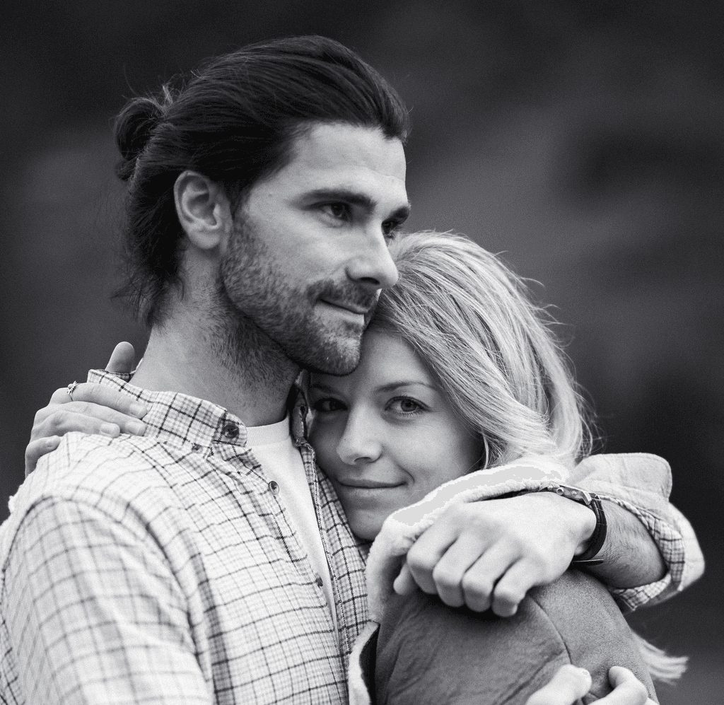 married couple pose 1