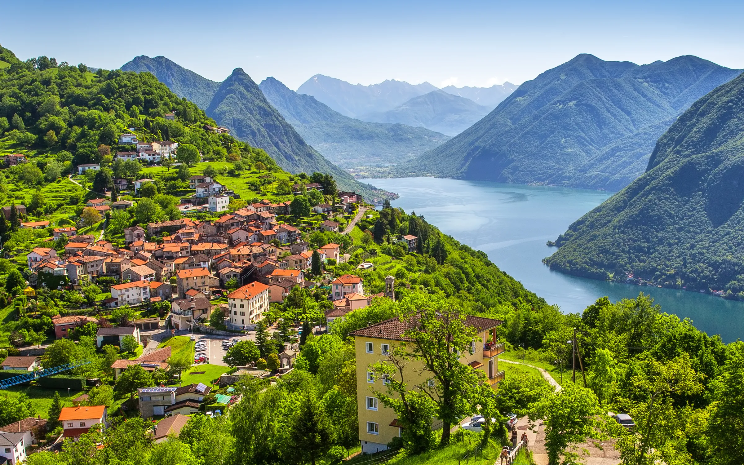 Vi sykler innom Lugano i Sveits på denne turen | Expa Travel
