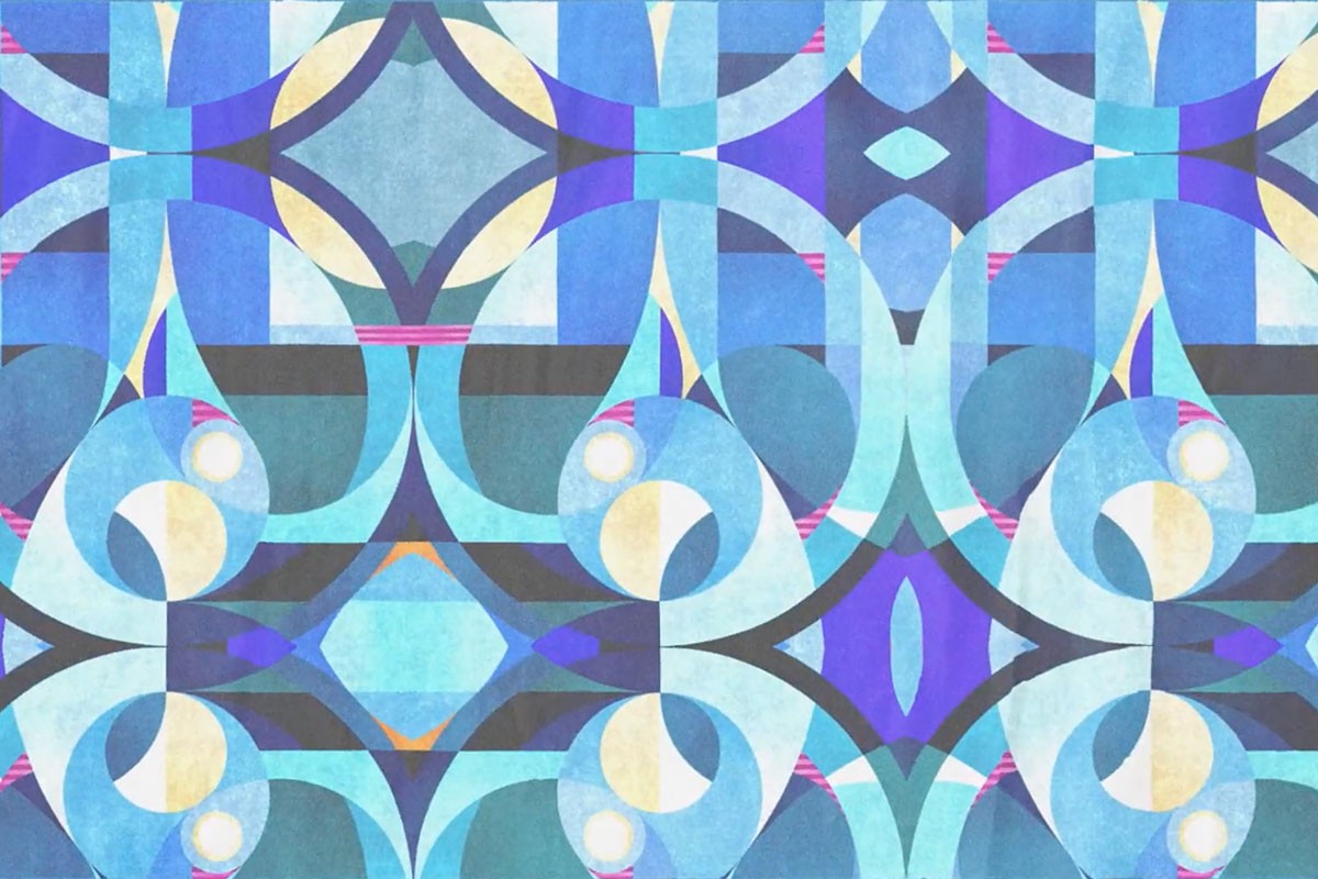 Ein Videoplayer mit einem lachenden Gesicht umringt von den Facebook Like Icons