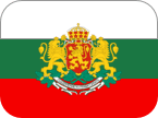 Offical Bulgarian flag with crest
