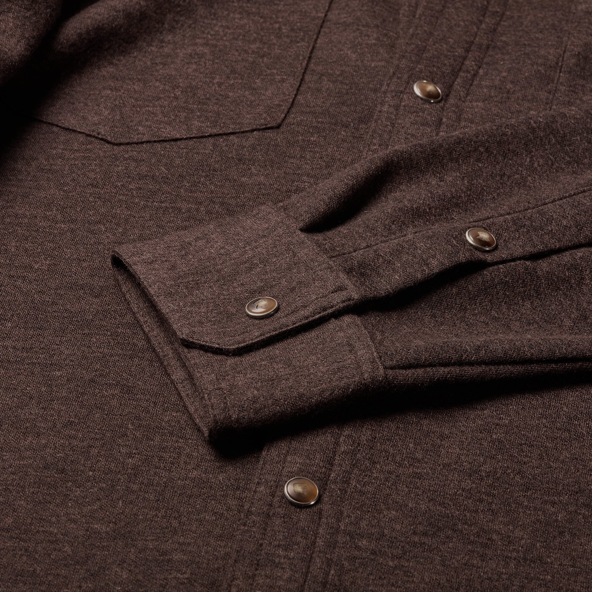 Zeus Cashmere Shirt Jacket - Mandelli UK