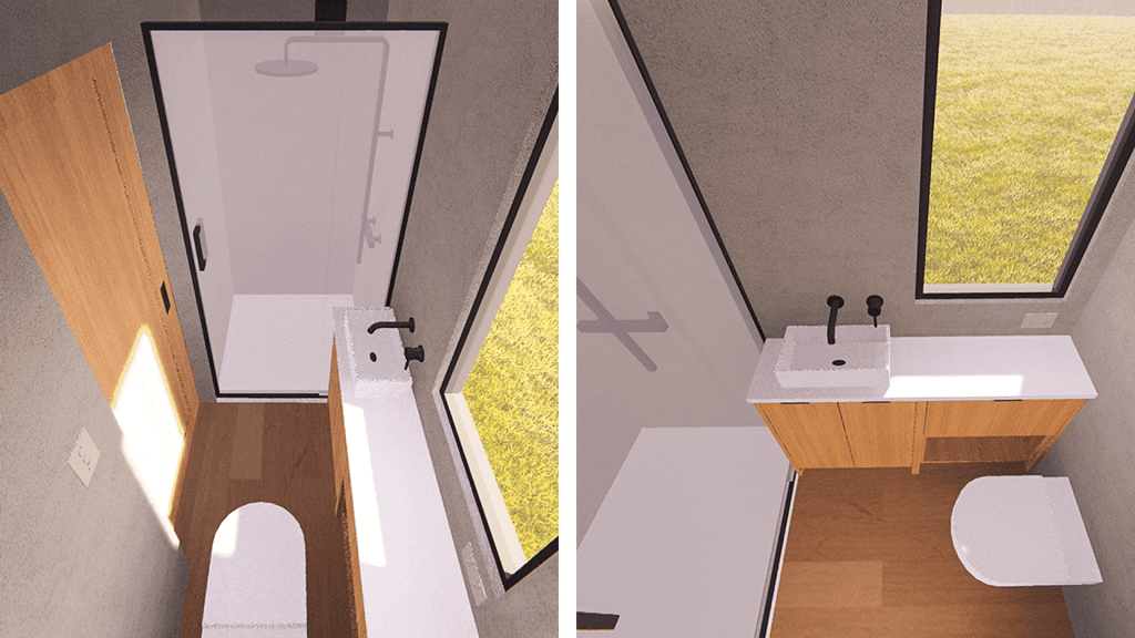 12x20 tiny house bathroom