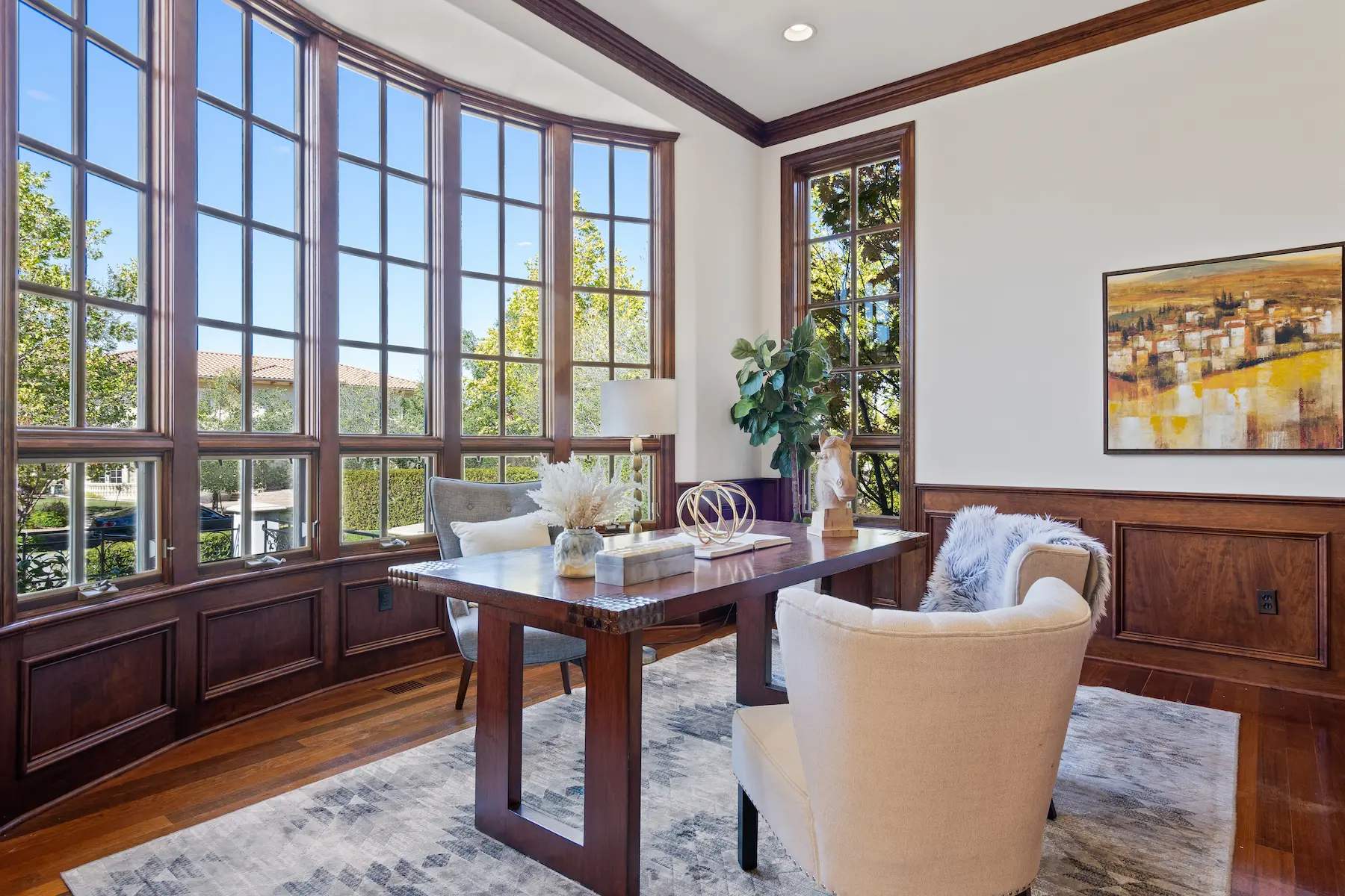 Image of the office at Robert Song's record sale at Ruby Hill