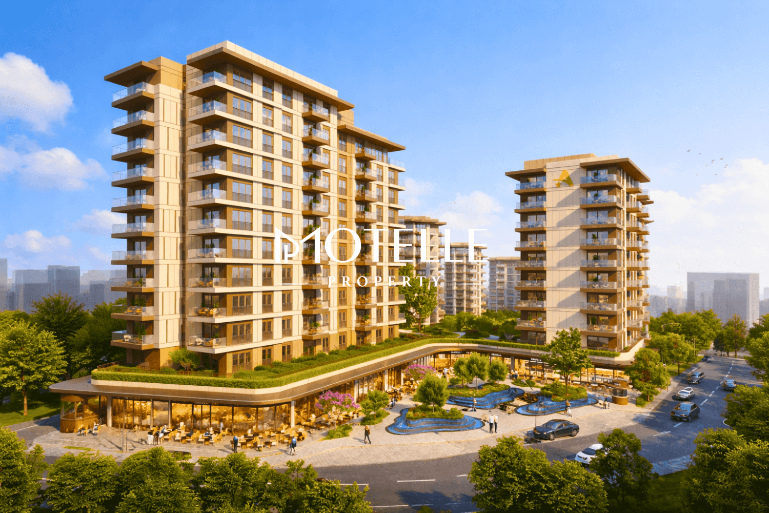 Avrupa Konutları Şişli luxury residential project exterior view in Istanbul