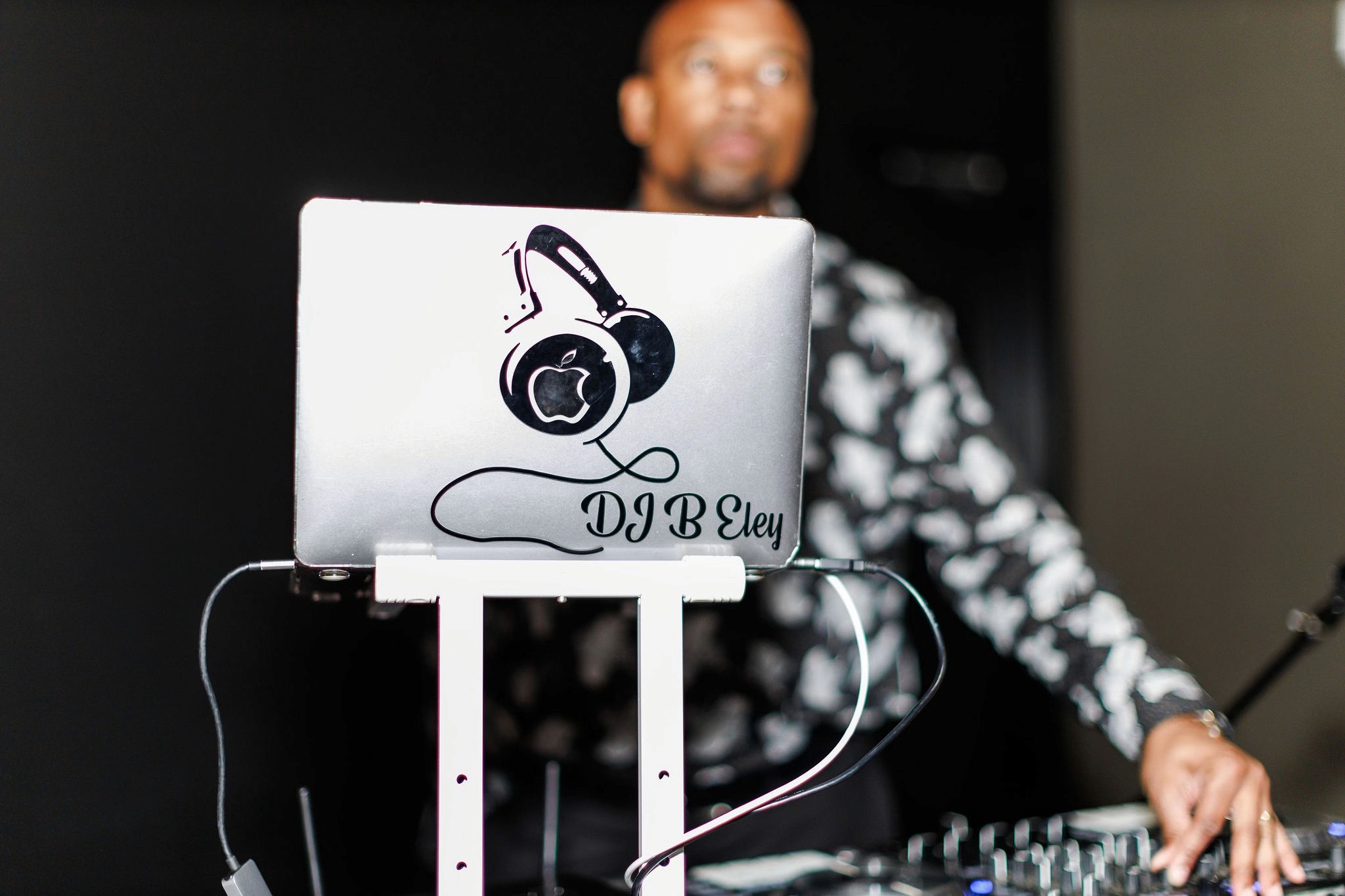 DJ playing in a club