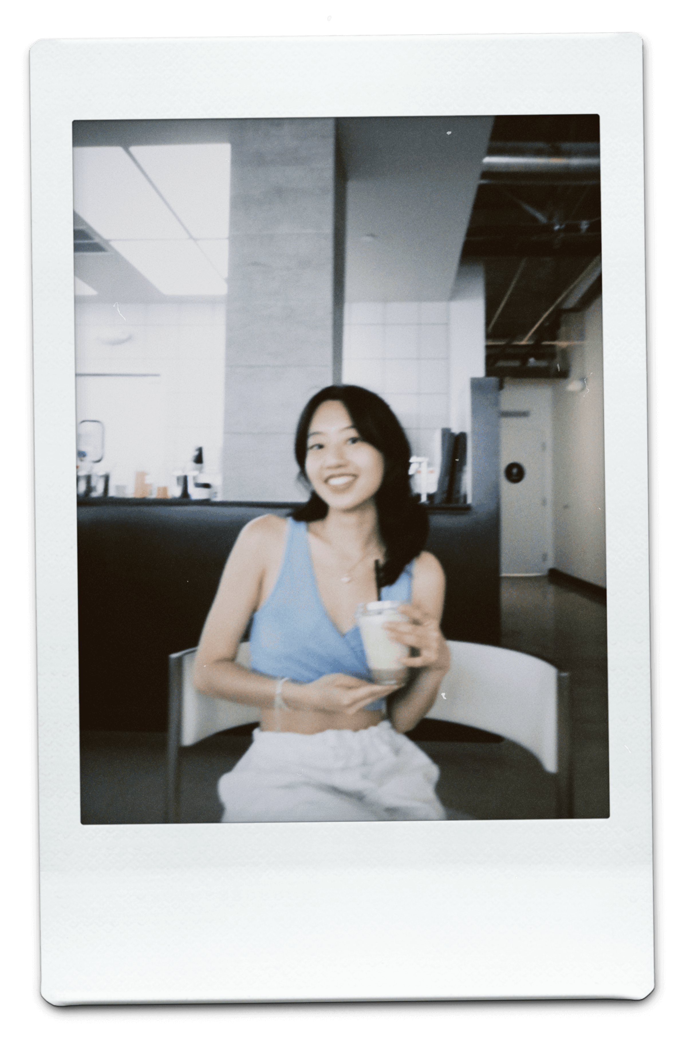 Vintage Car Under Palm Trees