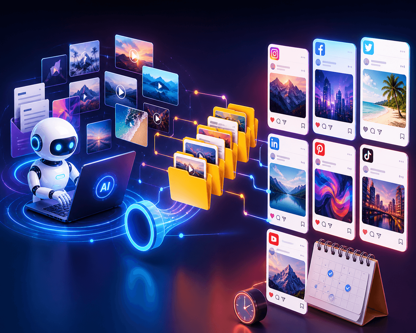 Bulk Social Media Post Creation
