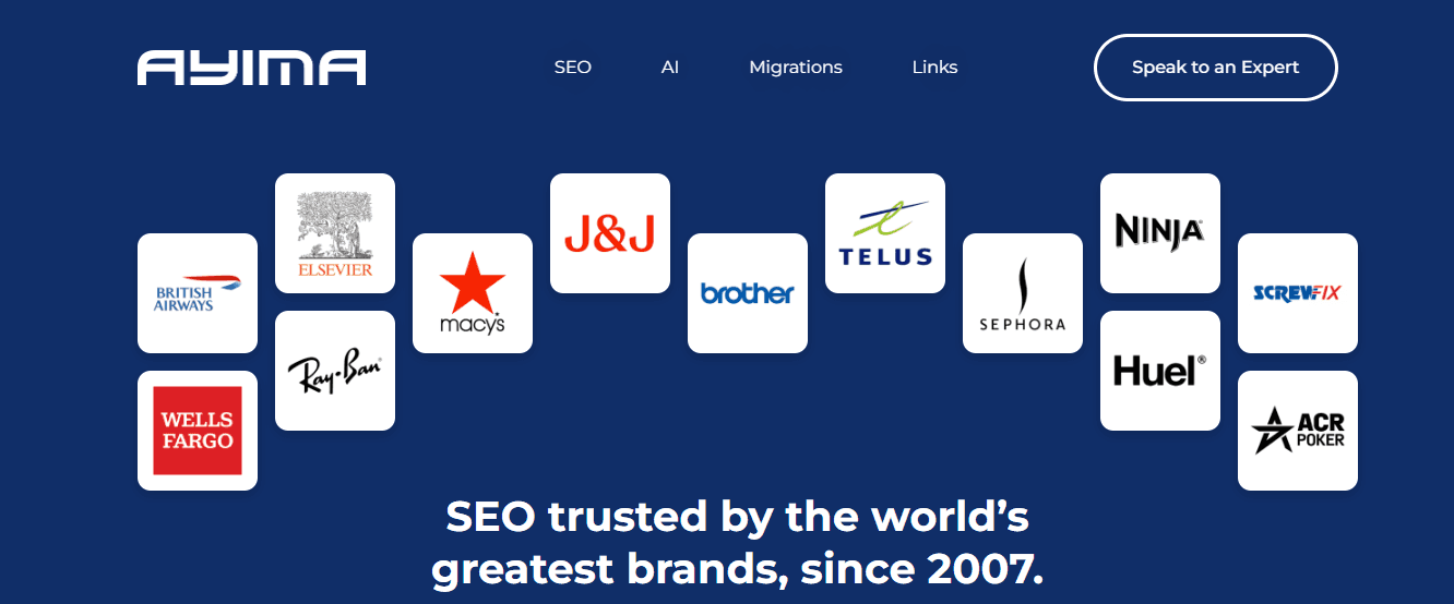 ayima enterprise - Tech SEO Agency