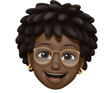 Memoji of a face smiling