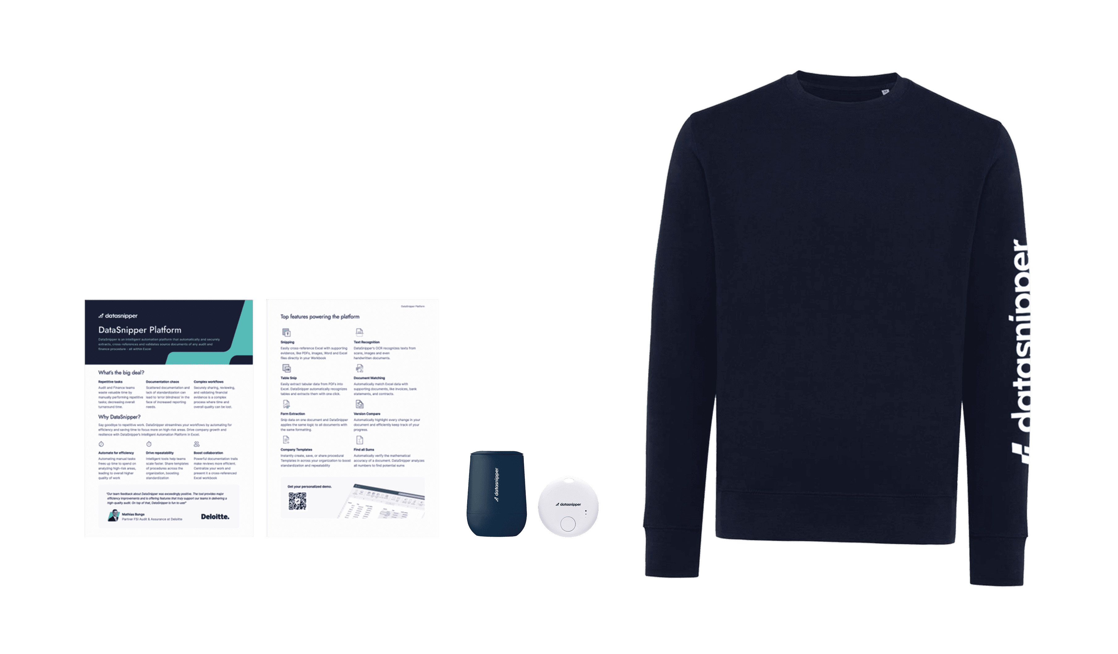 Data Snipper merch packs