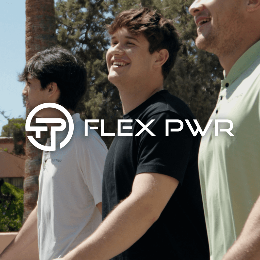 Sales team training session for Flex PWR captured during a promotional brand shoot