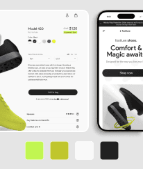 Shoes e-commerce redesign