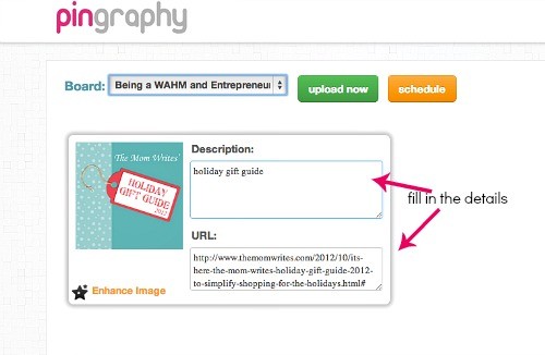 Pinterest scheduling step 4