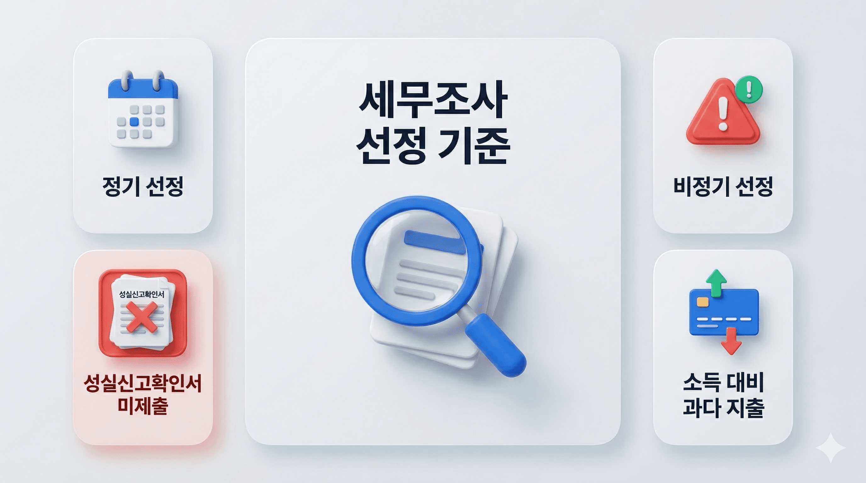 세무조사 선정기준