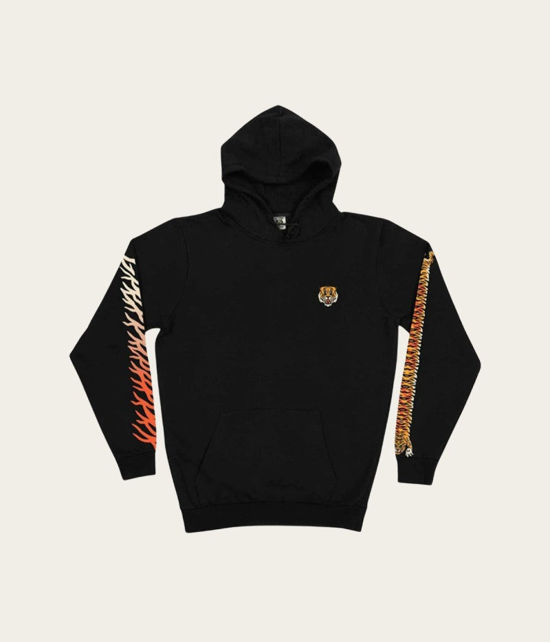 The Dudes Tiger Bear Classic Premium Hoody - Black