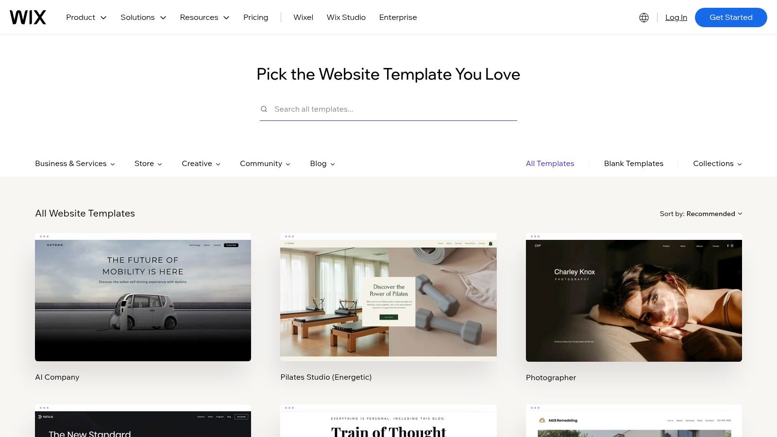 Wix Templates