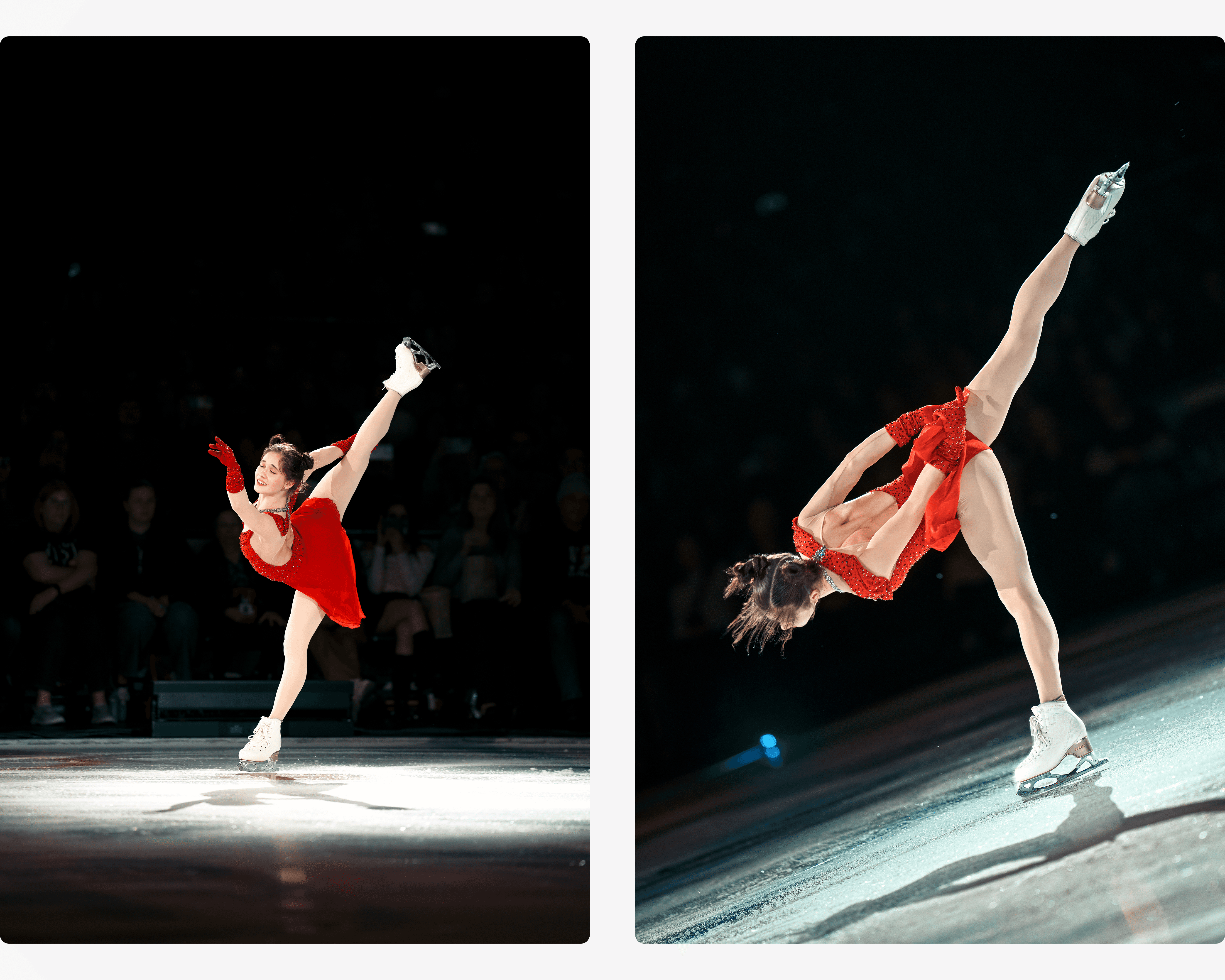Alyssa Liu and Olympic crew perform in chicago at the All state Arena in Ice Skating Perfection