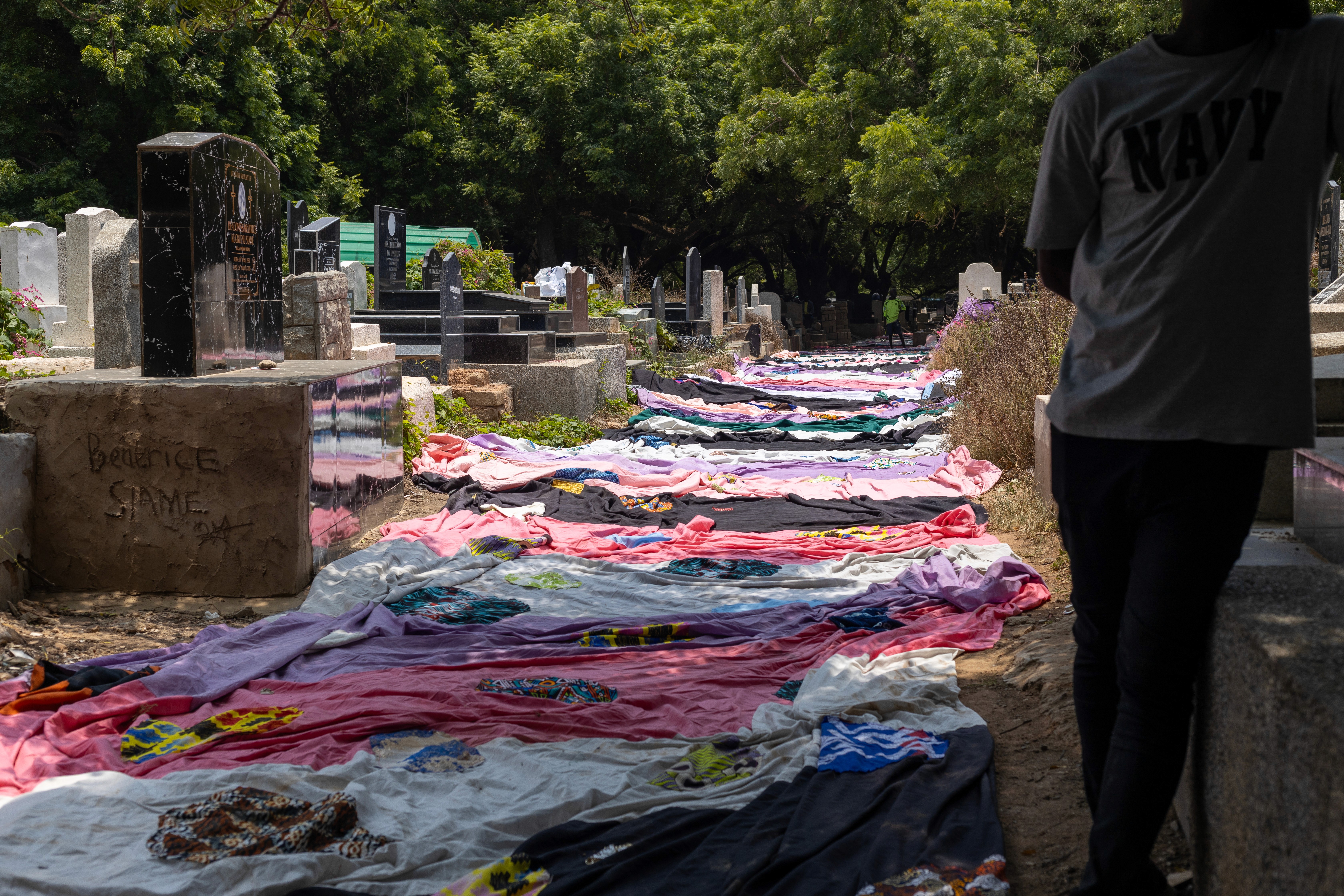 HOW TO HEAL A B-R-O-K-E-N WORLD – Cemetery of Belongings, Emmanuel Aggrey Tieku, Osu Cemetery, Accra, Ghana, uncommissioned, 2025