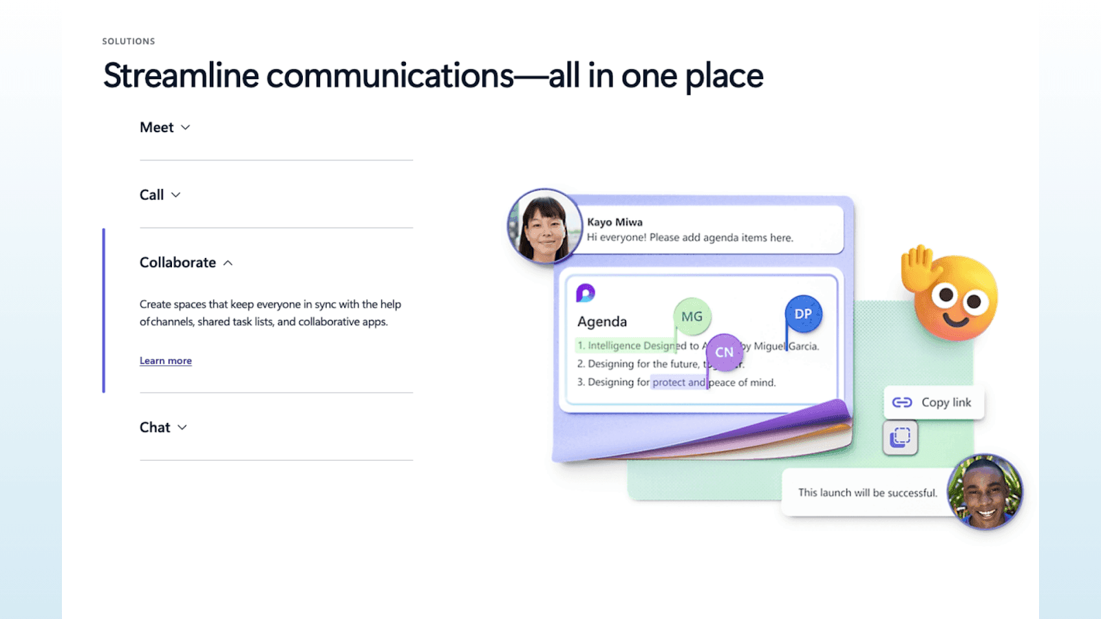 streamline communications with Microsoft teams