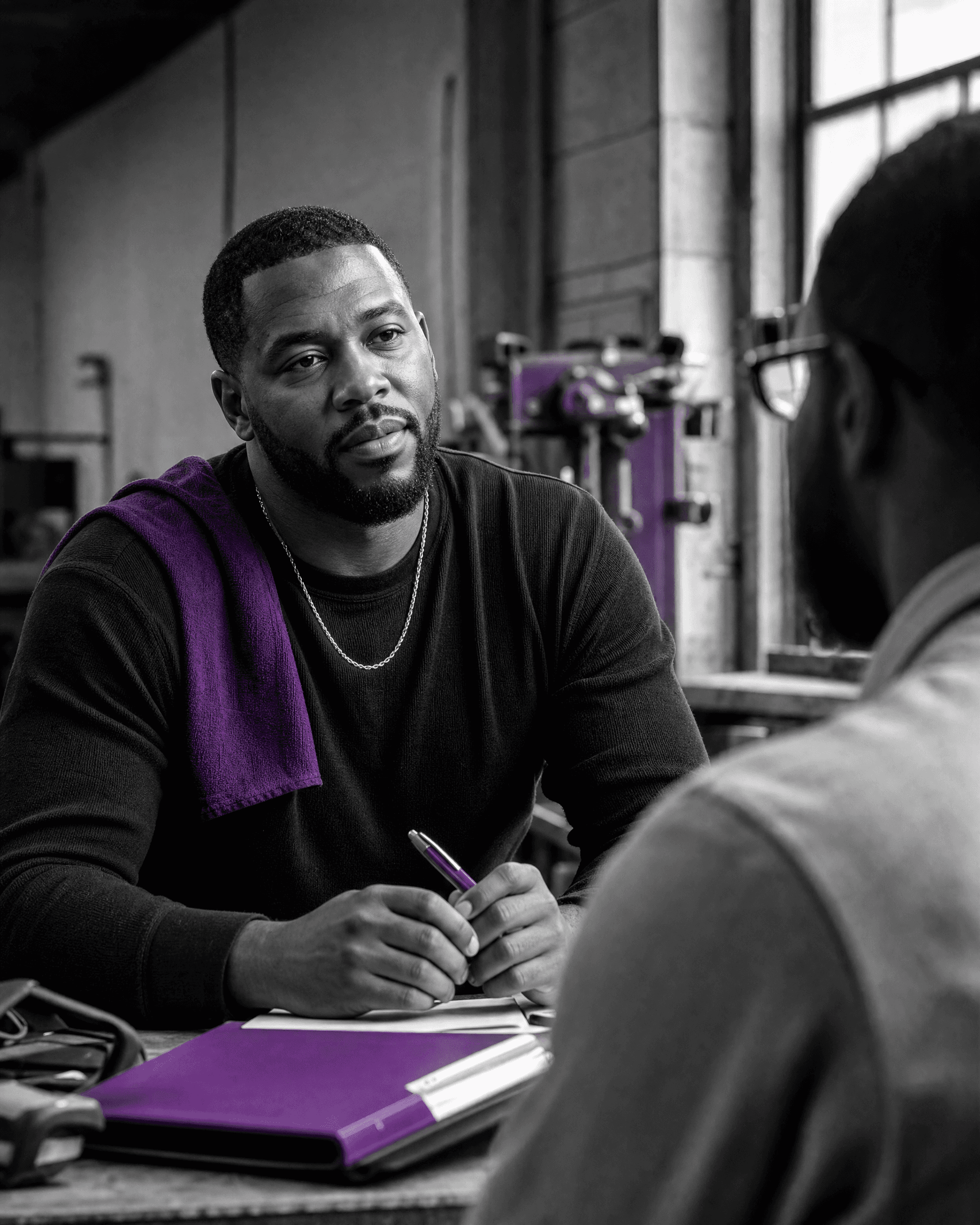 Participant preparing for employment and economic opportunity.