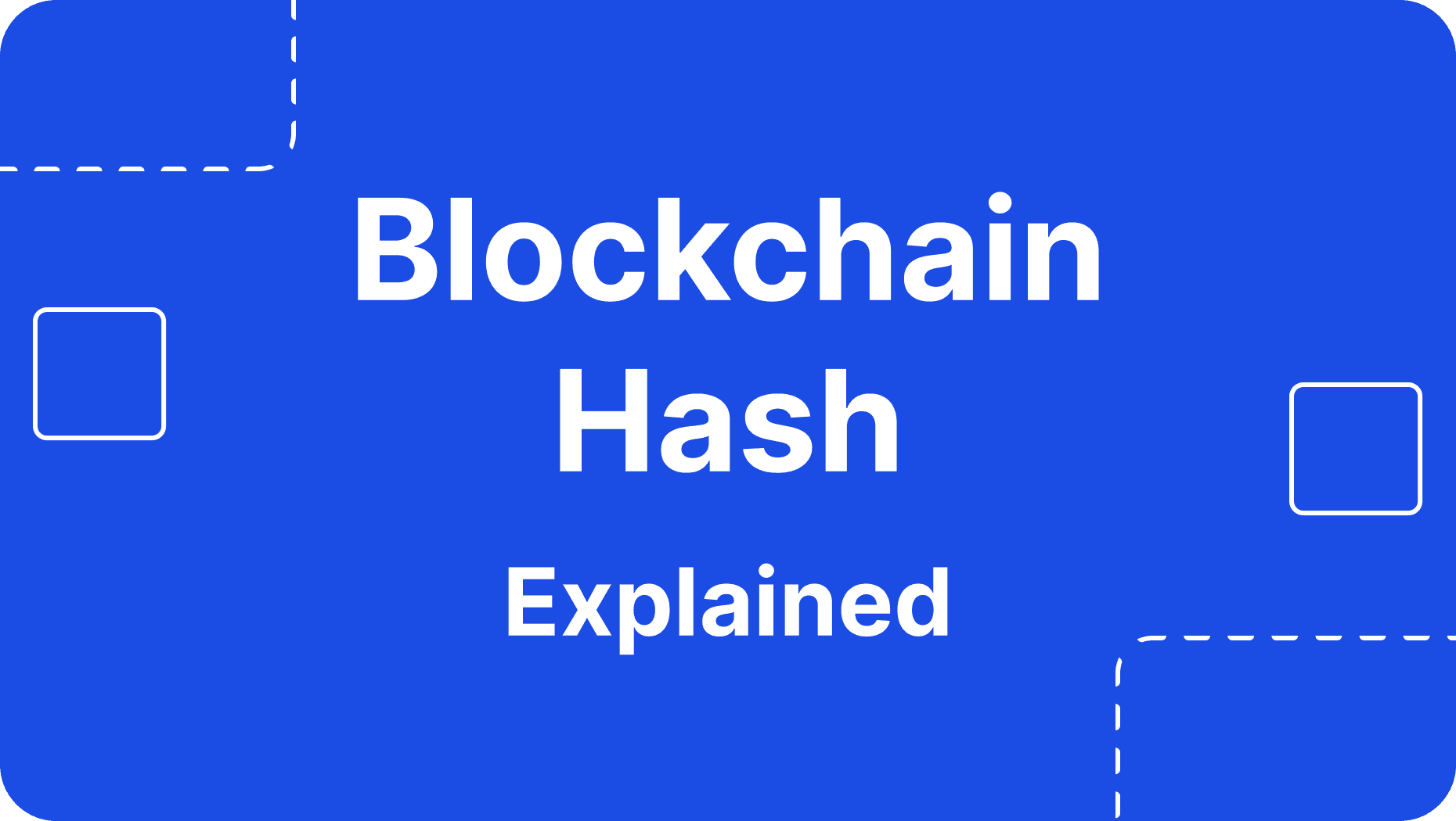 how does a hash help secure blockchain technology?