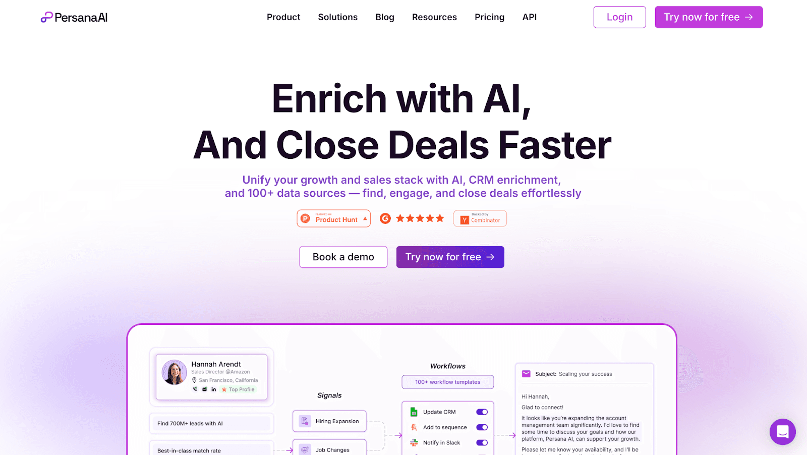 Persana AI- Outbound prospecting tool