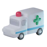 Free 3D ambulance icon