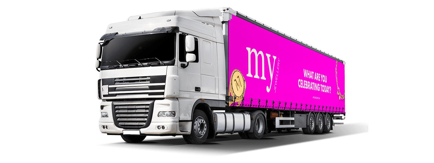 MyJewellery vrachtwagen