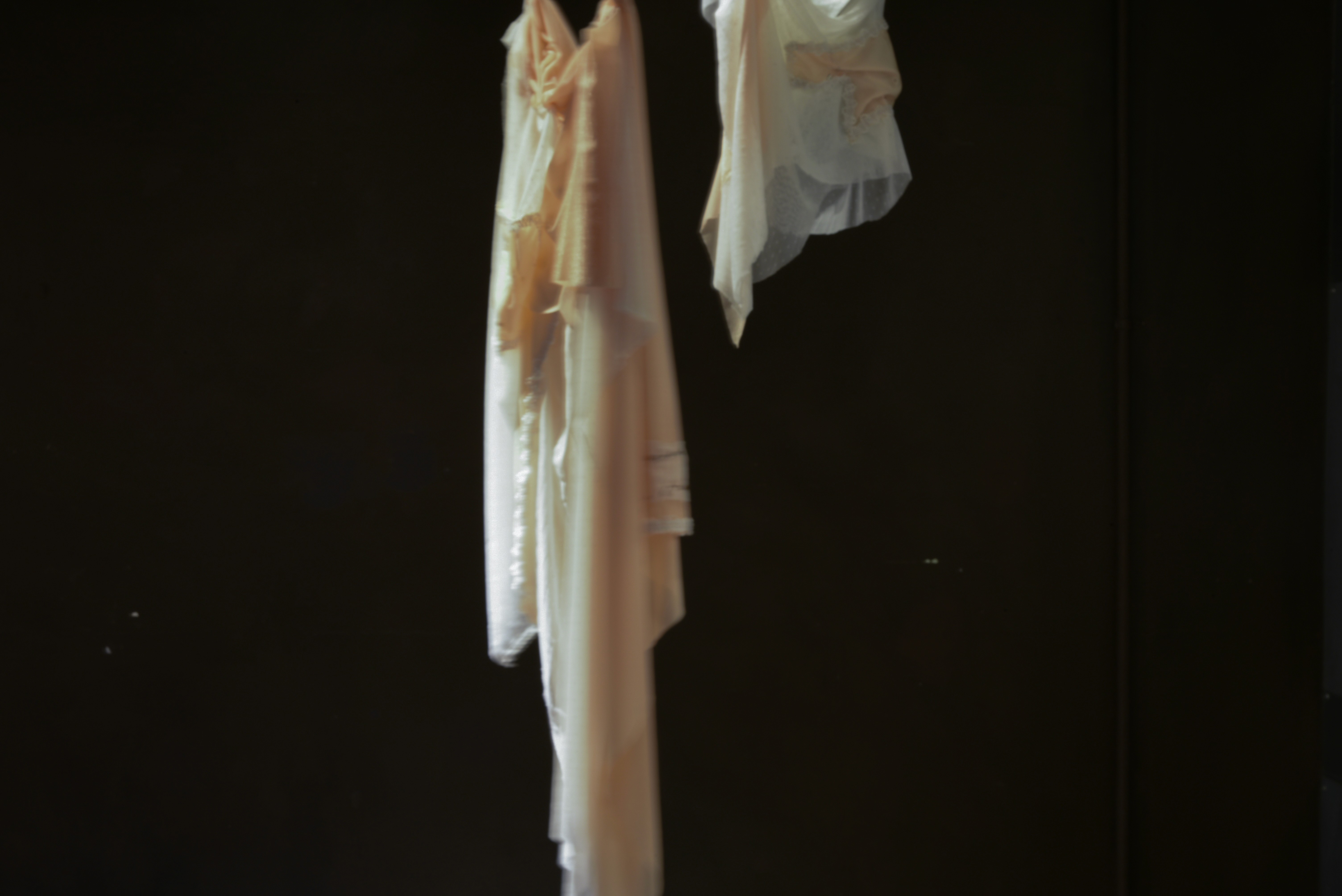 A fabric art installation