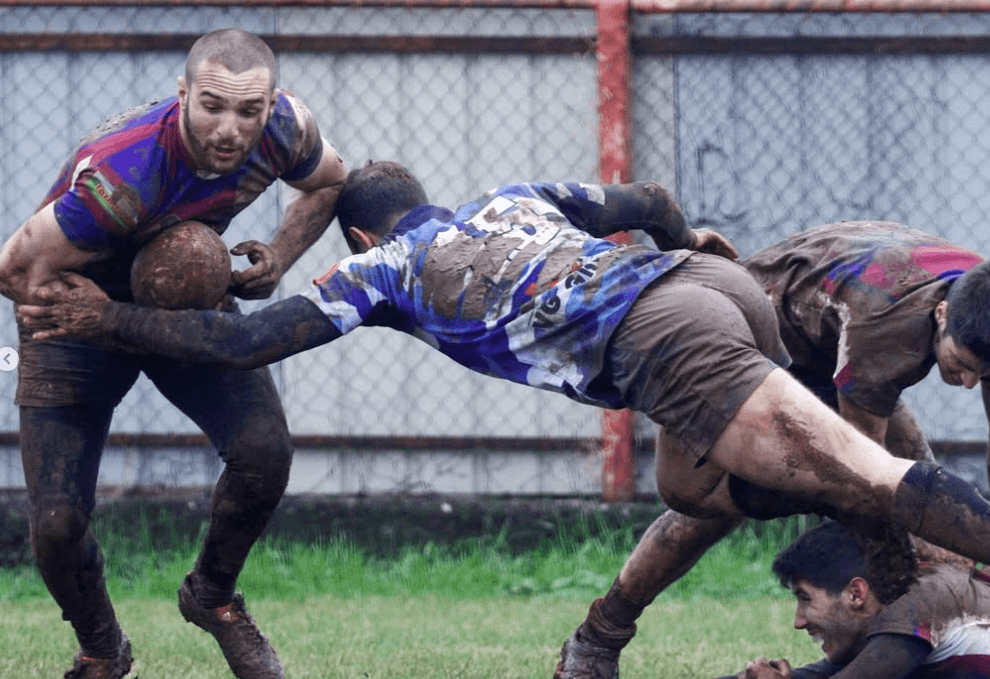 muddy rugby moment