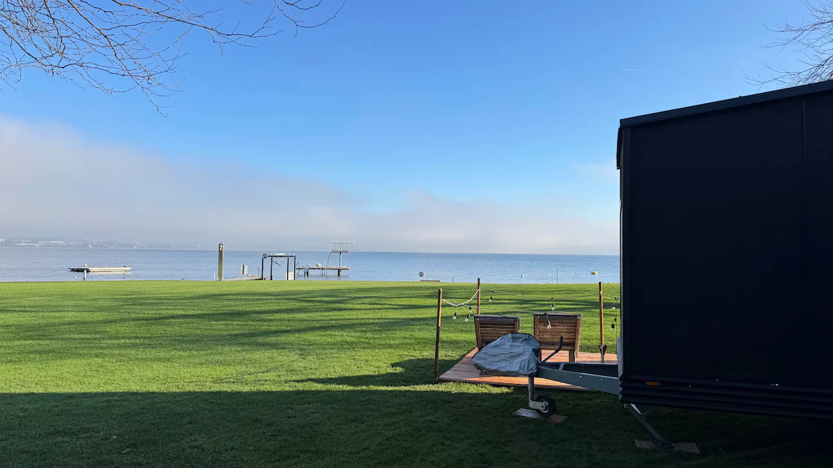 Private LÖYLY Sauna in Wädenswil im Strandbad Rietliau