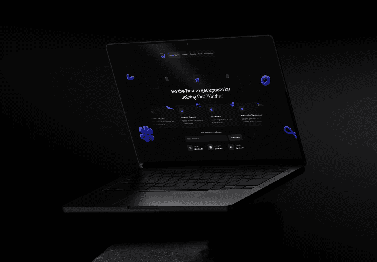 Waitlista Warteliste App Desktop Ansicht